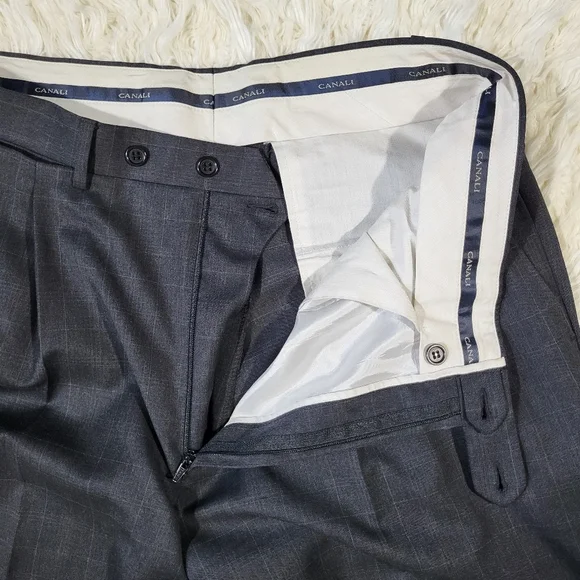 Canali Men’s 100% Wool Dress Pants Size 7 R